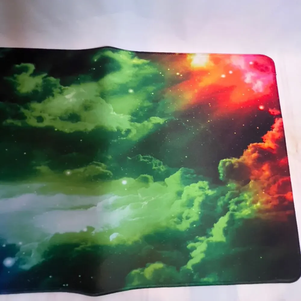 CVROY Sky Gaming Moon Light Universe Computer Laptop Mat Pad 11.75 x 31